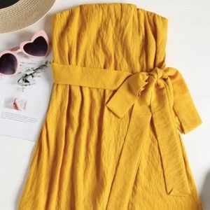 yellow romper